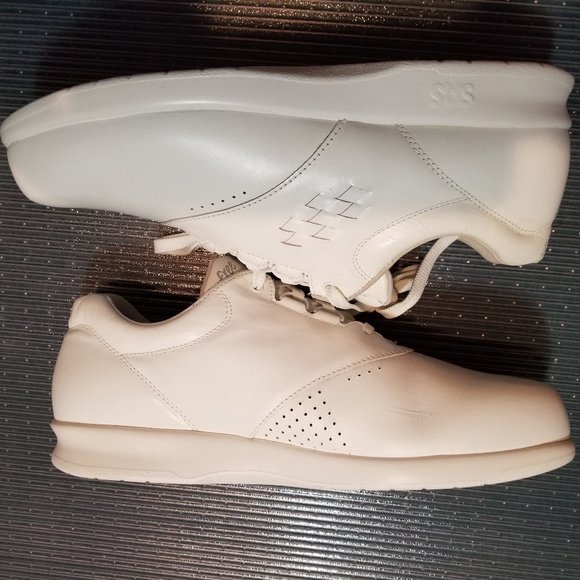 SAS Free Time White Women's Oxford Lace up Shoes B2641489 Size 10.5 W - Picture 1 of 6